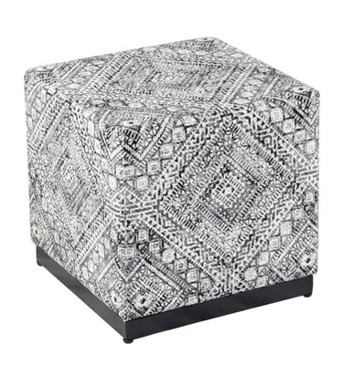 Chinle Velvet Cube Ottoman