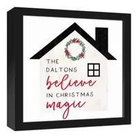 Personalized Believe in Magic Canvas Wall Plaque