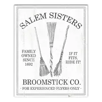 Salem Sisters Broomstick Co. Halloween Wall Art