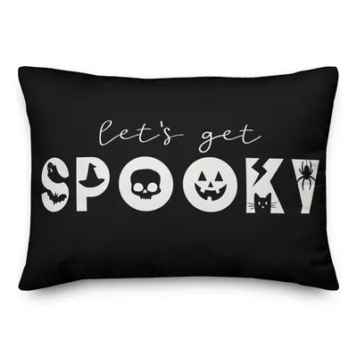 Lets Get Spooky Throw Pillow