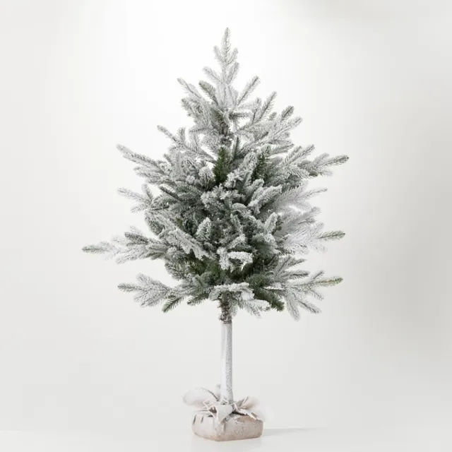 Pre-Lit White Branches Christmas Tree, 47 in.