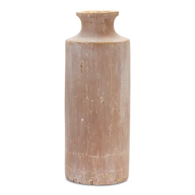 Warm Beige Terracotta Vase