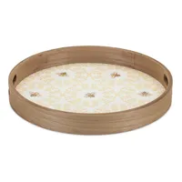 Brown Decorative 2-pc. Tray Set