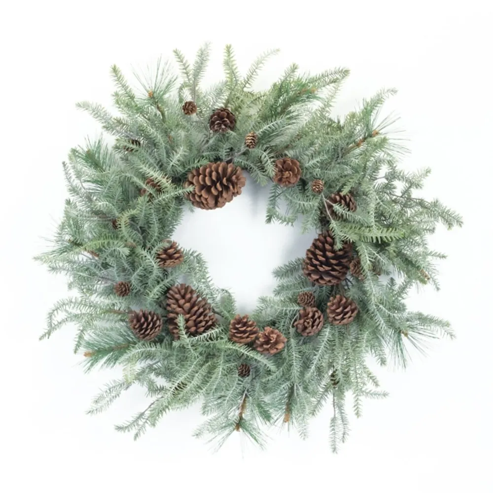 Colorado Spruce Pinecone Wreath, 29 in.