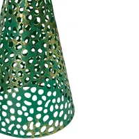 Green Cut-Out Cone Tabletop Trees, Set of 3