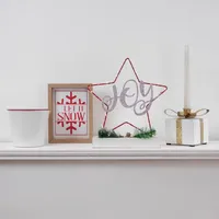 Merry Let It Snow 2-pc. Christmas Wall Plaque Set