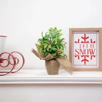 Merry Let It Snow 2-pc. Christmas Wall Plaque Set