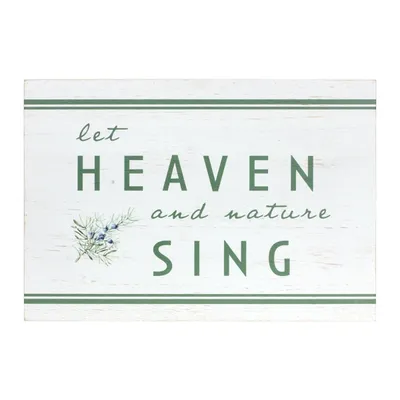 Heaven and Nature Sing Wall Plaque