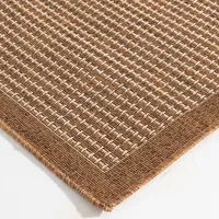 Tan Gather Indoor/Outdoor Area Rug, 5x7