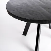 Glenn Midnight Wood Dining Table