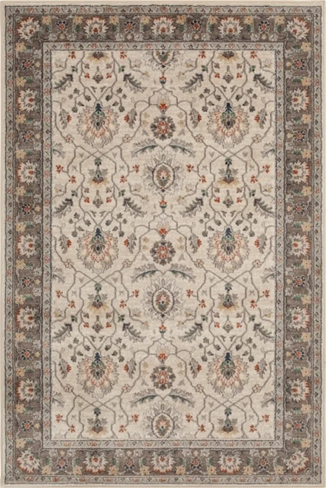 Tan Vintage Naso Area Rug, 5x7