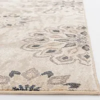 Tan Floral Mini Medallions Area Rug, 5x7