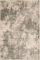 Tan and Black Abstract Livs Area Rug, 5x7