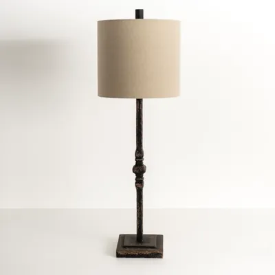 Abbott Antique Black Buffet Lamp