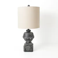 Claire Charcoal Table Lamp