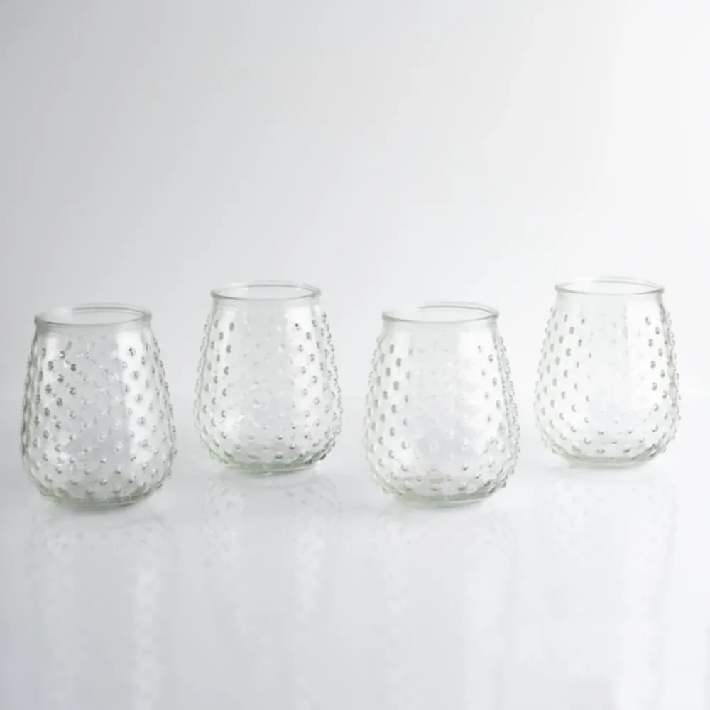 Linear Ribbed Goblet Wine Glass