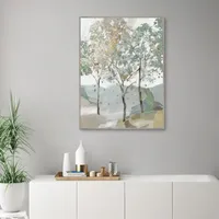 Breezy Landscape II Framed Canvas Art Print