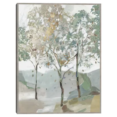 Breezy Landscape II Framed Canvas Art Print