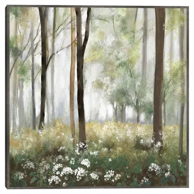 Calm Meadow Framed Canvas Art Print