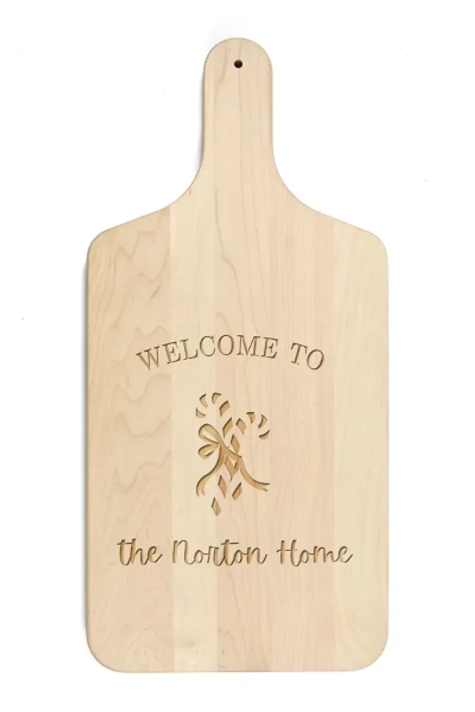 Personalized Maple Welcome Cutting Board