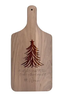 Personalized Walnut Gather Tree Cutting Board