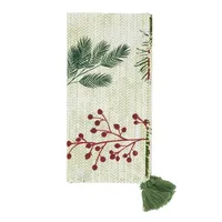 Red Berry and Pine Christmas Napkins, Set of 4