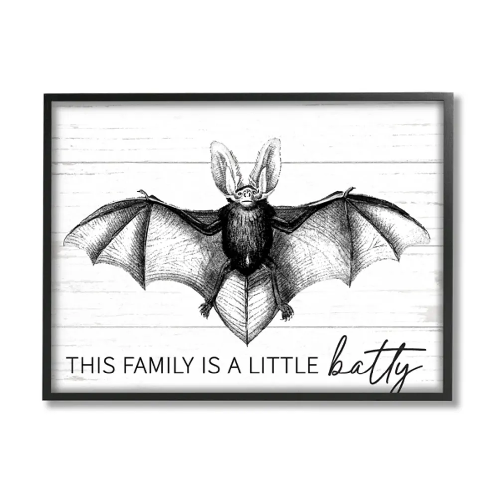 This Family is a Little Batty Wall Plaque