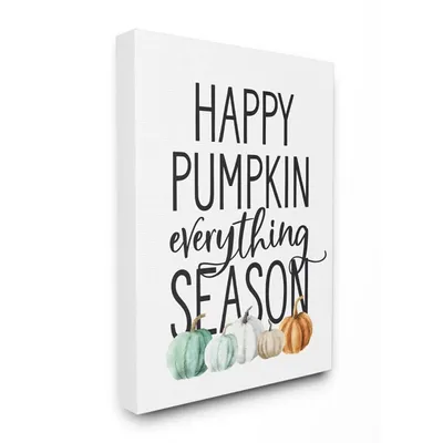 Happy Pumpkin Everything Season Wall Plaque