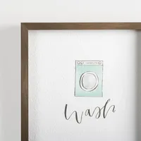 Wash Dry Fold Wall Plaques, Set of 4