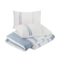 Blue Cream Mason King 3-pc. Comforter Set
