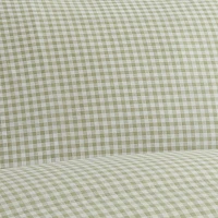 Green Gingham 3-pc. Full Sheet Set