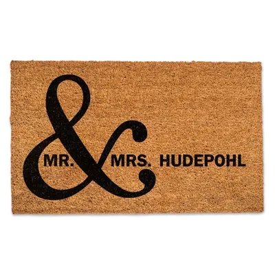 Personalized Mr. & Mrs. Coir Doormat