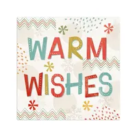 Warm Wishes Patterned Canvas Art Print