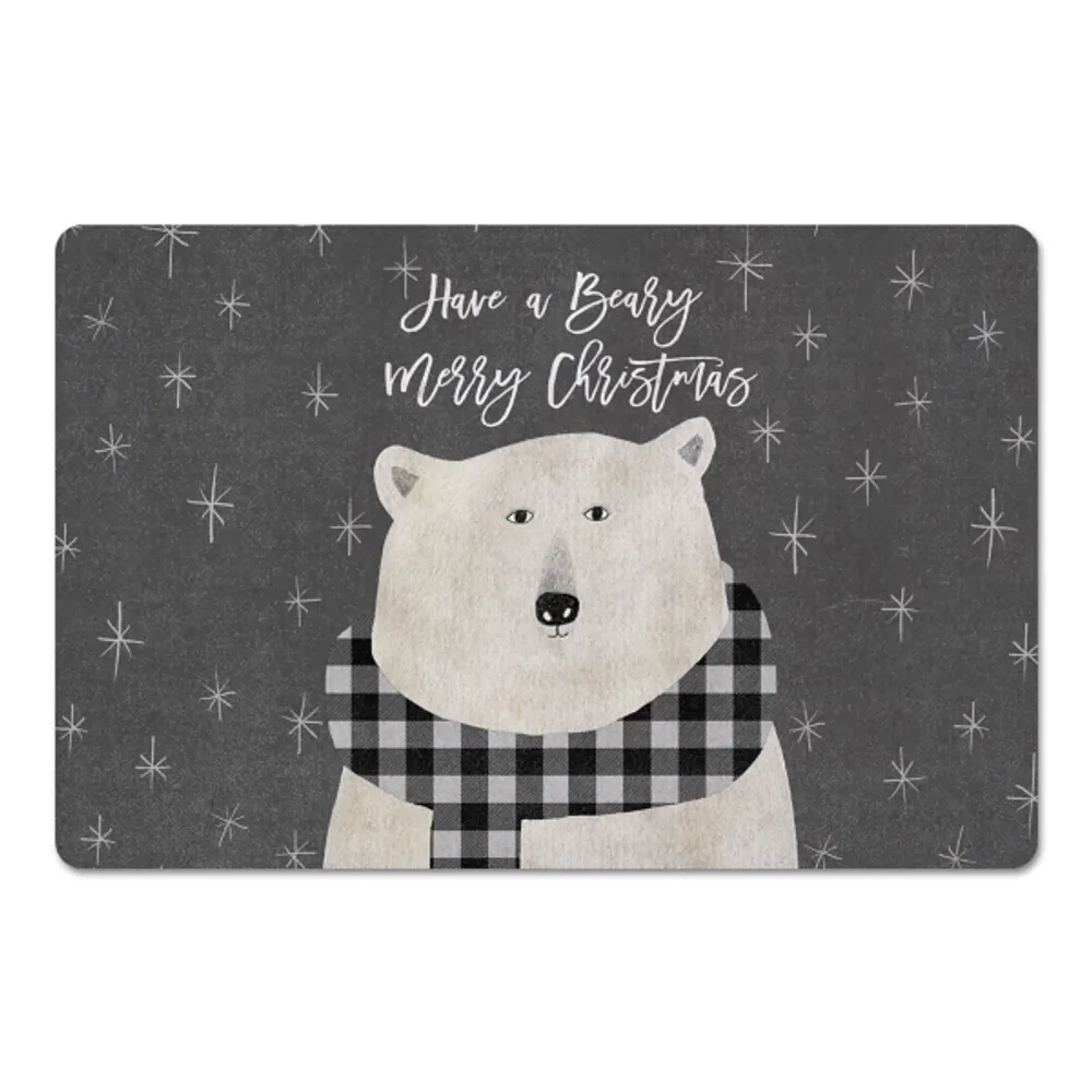 Have a Beary Merry Christmas Kitchen Mat