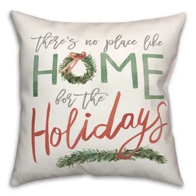 Home for the Holidays Christmas Pillow