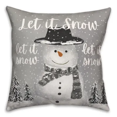 Let It Snow Christmas Pillow