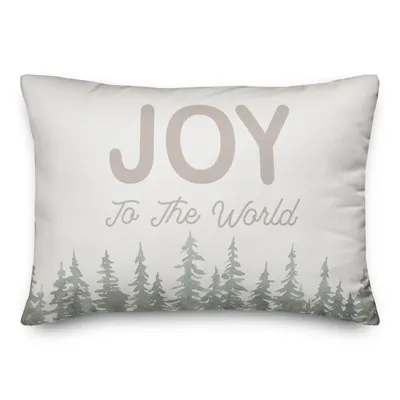 Joy to the World Christmas Pillow