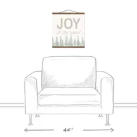 Joy to the World Hanging Canvas Art Print