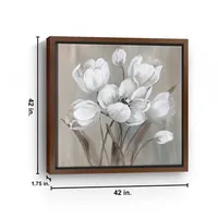 Wild Anemone Framed Canvas Art Print