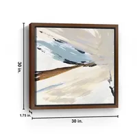 Dancing Wind I Framed Canvas Art Print