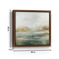 A Quiet Place Framed Canvas Art Print