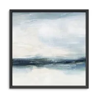 Coastal Air Framed Canvas Art Print