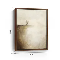 Solitude Framed Canvas Art Print