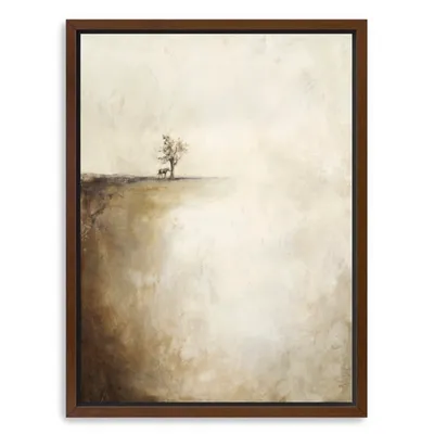 Solitude Framed Canvas Art Print