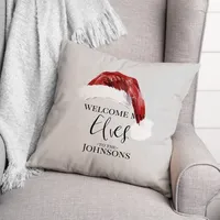 Personalized Welcome My Elves Pillow
