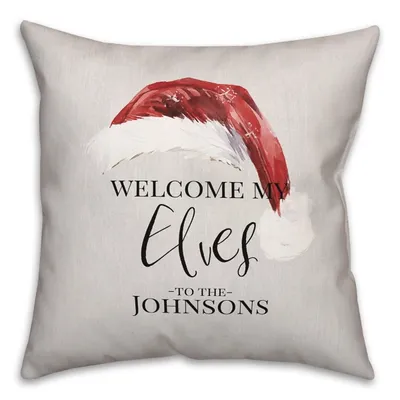 Personalized Welcome My Elves Pillow