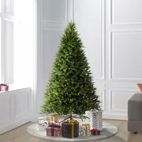 6.5 ft. Pre-Lit Fraser Fir Christmas Tree