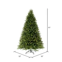 6.5 ft. Pre-Lit Fraser Fir Christmas Tree