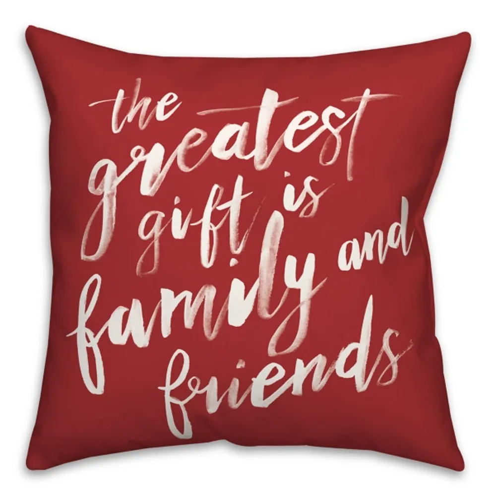 The Greatest Gift Christmas Throw Pillow