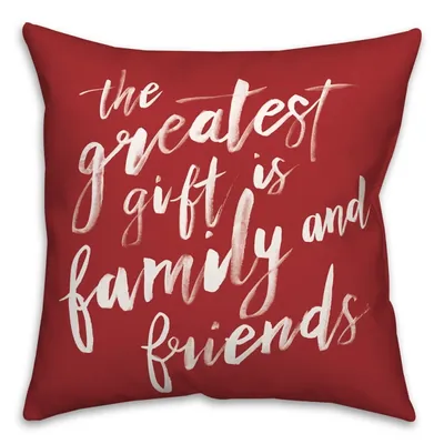 The Greatest Gift Christmas Throw Pillow